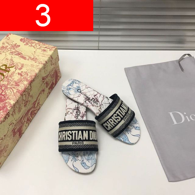 Dior orignal cotton slide DS0026