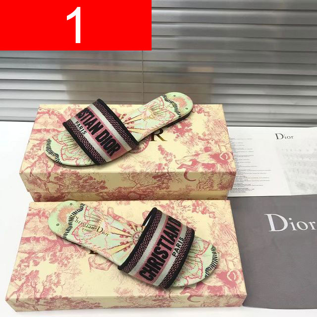 Dior orignal cotton slide DS0030