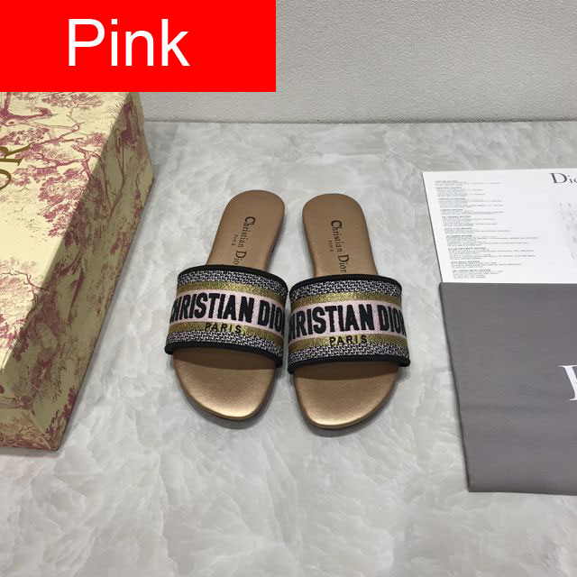 Dior orignal cotton slide DS0031