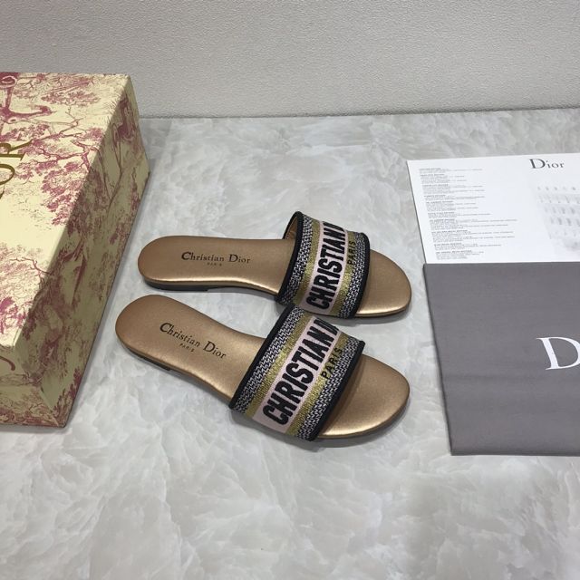 Dior orignal cotton slide DS0031