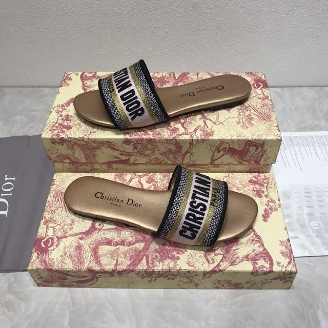 Dior orignal cotton slide DS0031