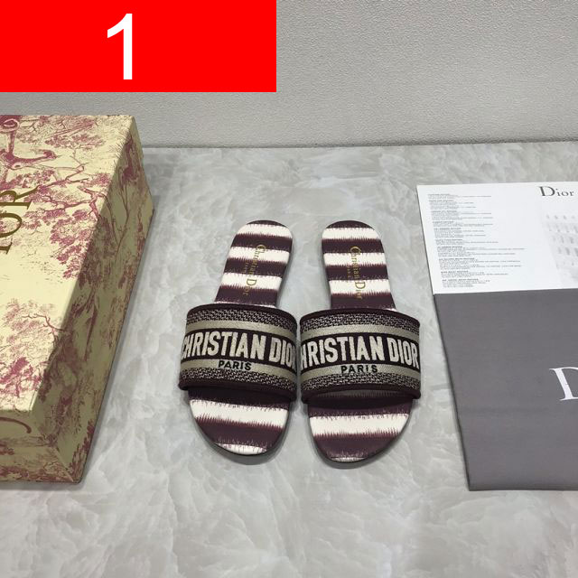 Dior orignal cotton slide DS0032