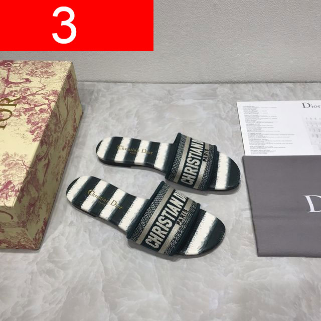 Dior orignal cotton slide DS0032