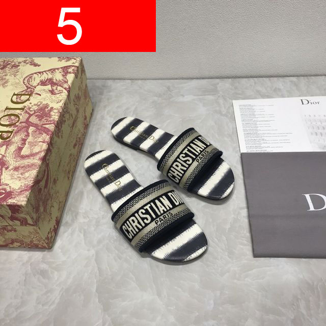 Dior orignal cotton slide DS0032