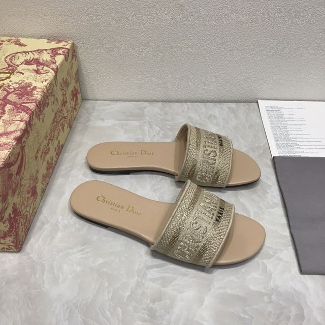 Dior orignal cotton slide DS0033