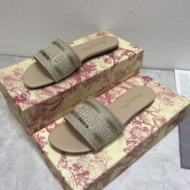 Dior orignal cotton slide DS0033