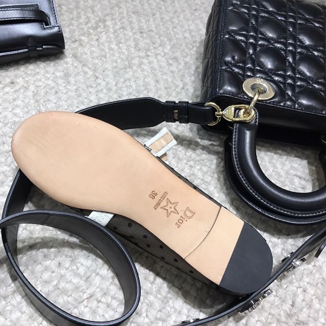 Dior orignal mesh flat DS0040 black