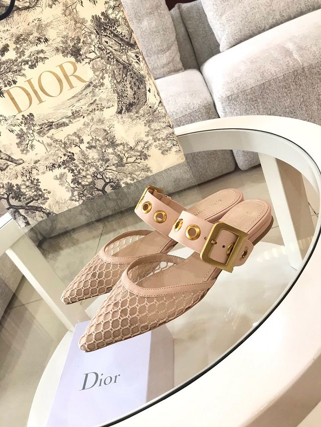 Dior orignal mesh pump DS0044 apricot