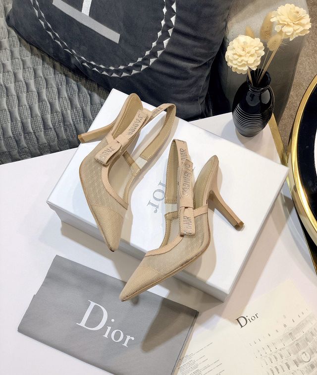 Dior orignal mesh pump DS0056 apricot