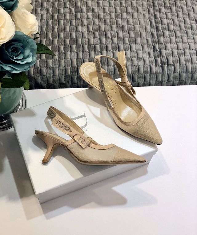 Dior orignal mesh pump DS0056 apricot