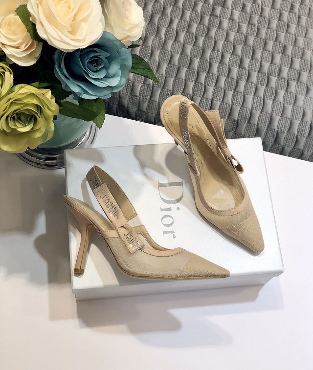 Dior orignal mesh pump DS0056 apricot