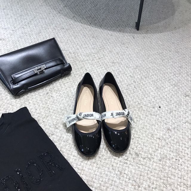 Dior orignal patent calfskin flat DS0041 black