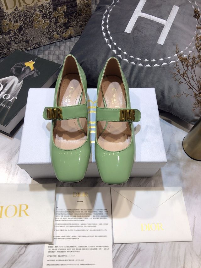 Dior orignal patent calfskin flat DS0066