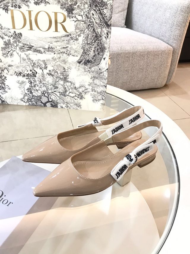 Dior orignal patent calfskin pump DS0052 nude