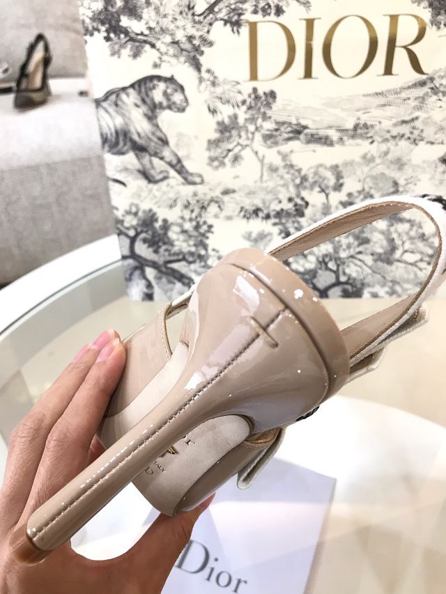 Dior orignal patent calfskin pump DS0052 nude