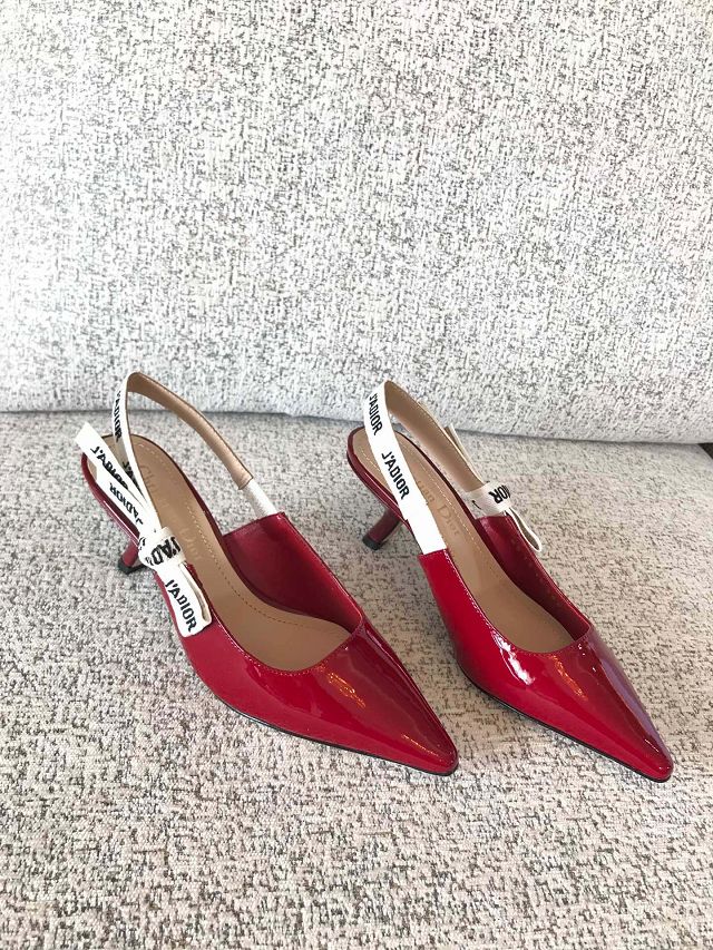 Dior orignal patent calfskin pump DS0052 red