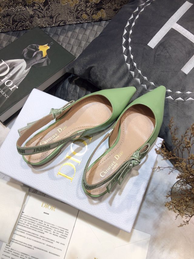 Dior orignal patent calfskin pump DS0067 green