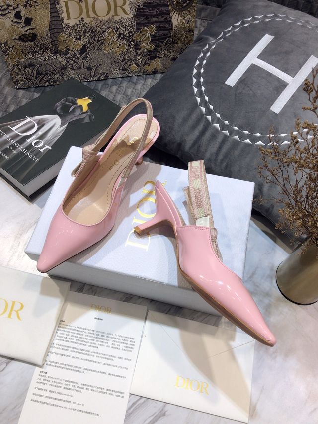 Dior orignal patent calfskin pump DS0067 pink