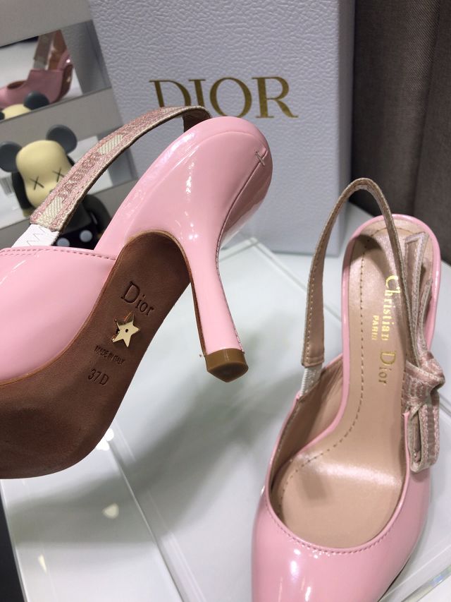 Dior orignal patent calfskin pump DS0067 pink