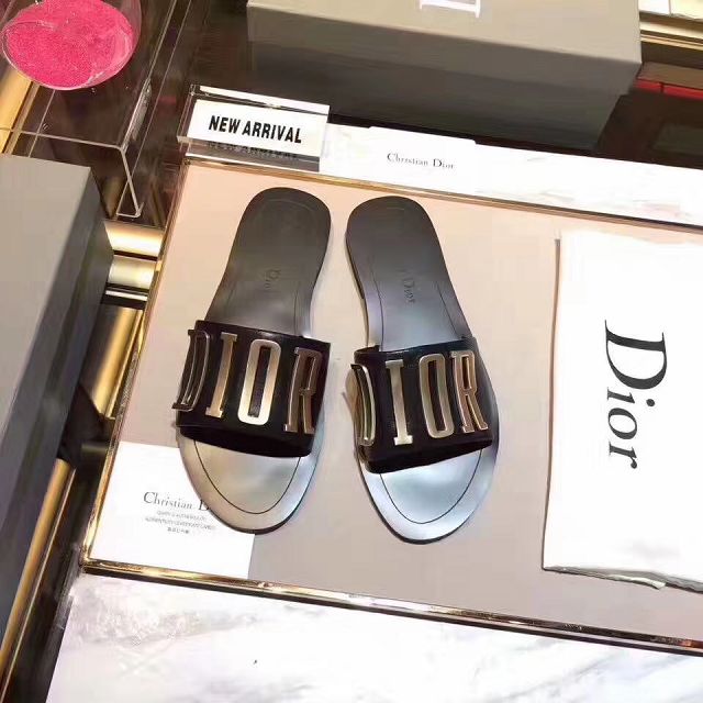 Dior orignal calfskin slide DS0068