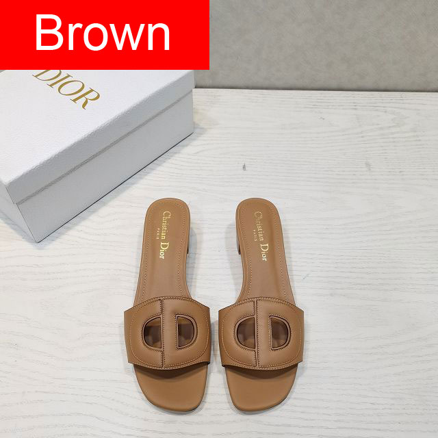 Dior orignal calfskin heeled slide DS0152