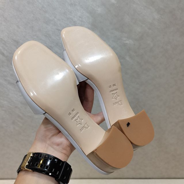 Dior orignal calfskin heeled slide DS0152