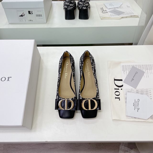 Dior orignal canvas&lambskin flat DS0143