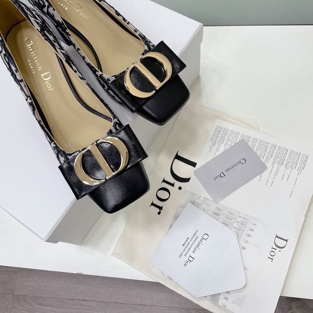 Dior orignal canvas&lambskin flat DS0143