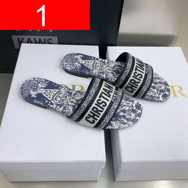 Dior orignal cotton slide DS0131