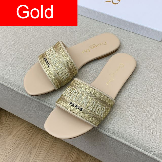 Dior orignal cotton slide DS0134