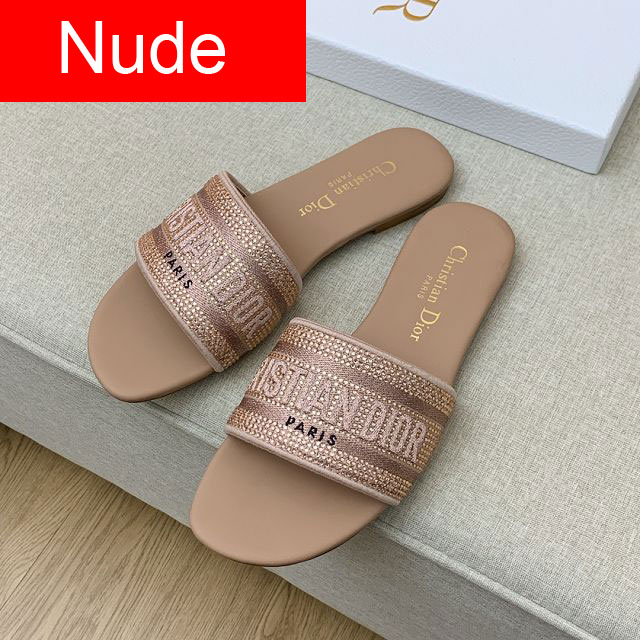 Dior orignal cotton slide DS0134