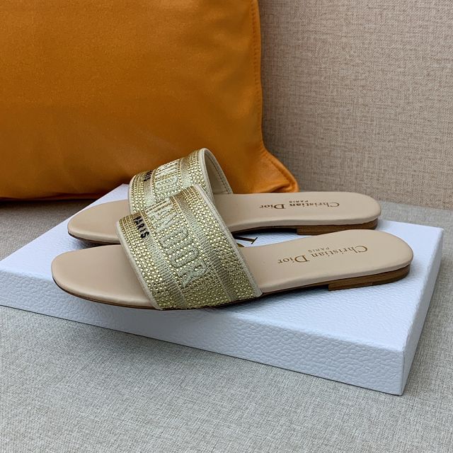 Dior orignal cotton slide DS0134