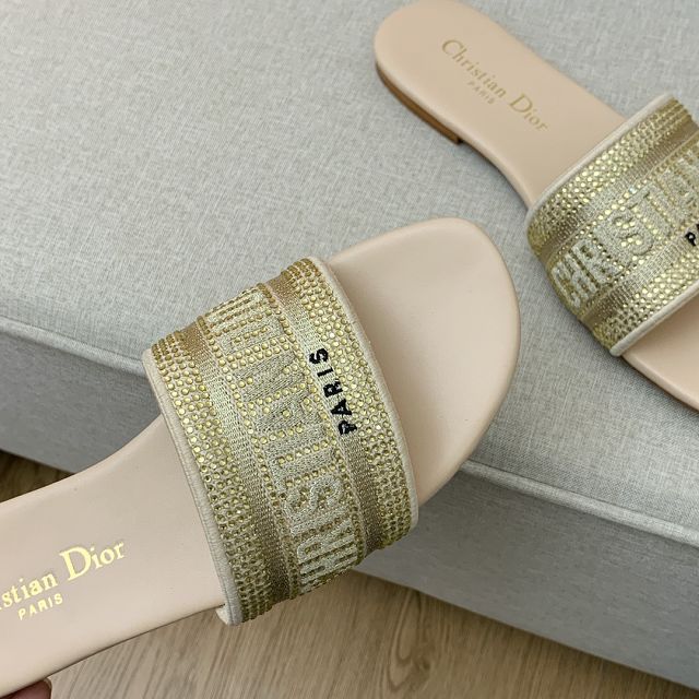 Dior orignal cotton slide DS0134