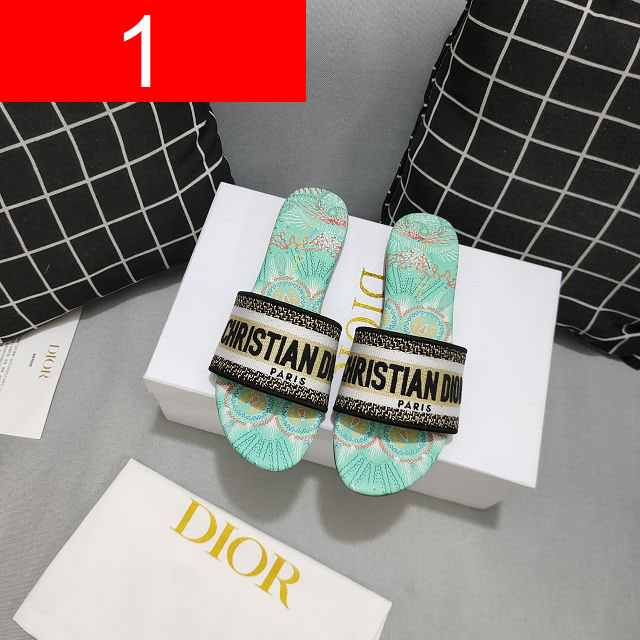 Dior orignal cotton slide DS0136