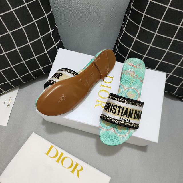 Dior orignal cotton slide DS0136