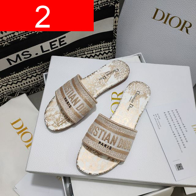 Dior orignal cotton slide DS0137