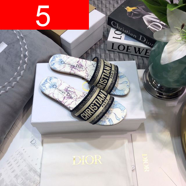 Dior orignal cotton slide DS0137