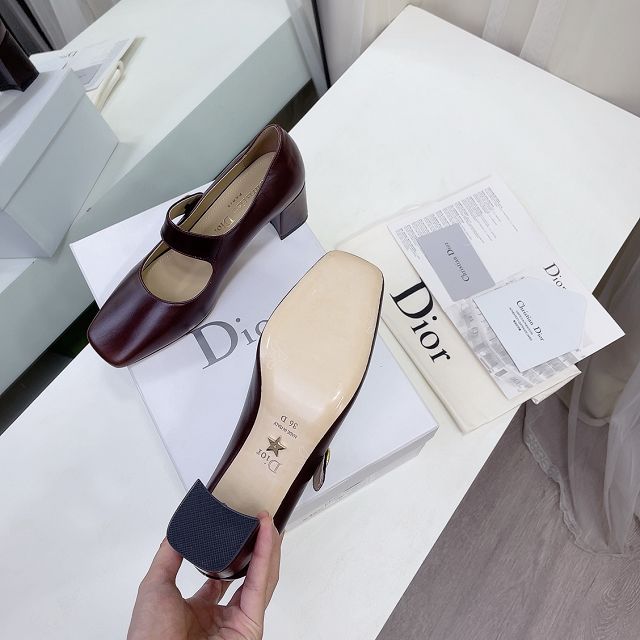 Dior orignal lambskin 55mm pump DS0144