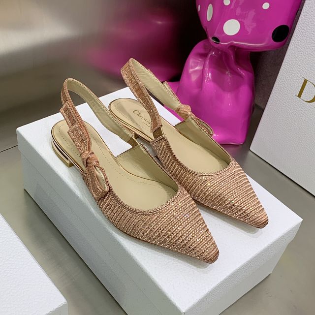 Dior orignal cotton pump DS0204 brozen