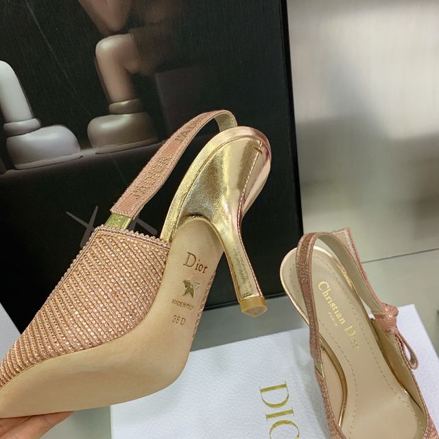 Dior orignal cotton pump DS0204 brozen