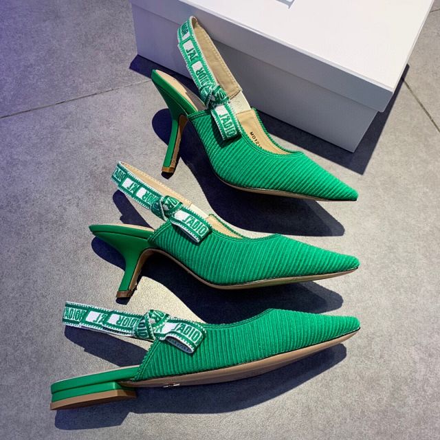 Dior orignal cotton pump DS0205 green