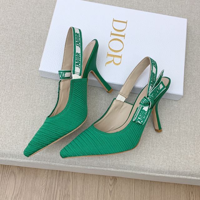 Dior orignal cotton pump DS0205 green