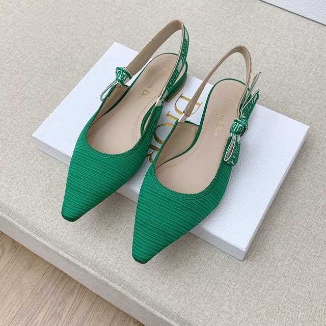 Dior orignal cotton pump DS0205 green