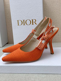Dior orignal cotton pump DS0205 orange