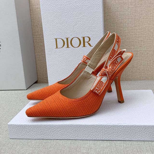 Dior orignal cotton pump DS0205 orange