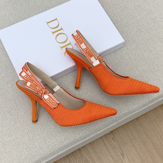 Dior orignal cotton pump DS0205 orange