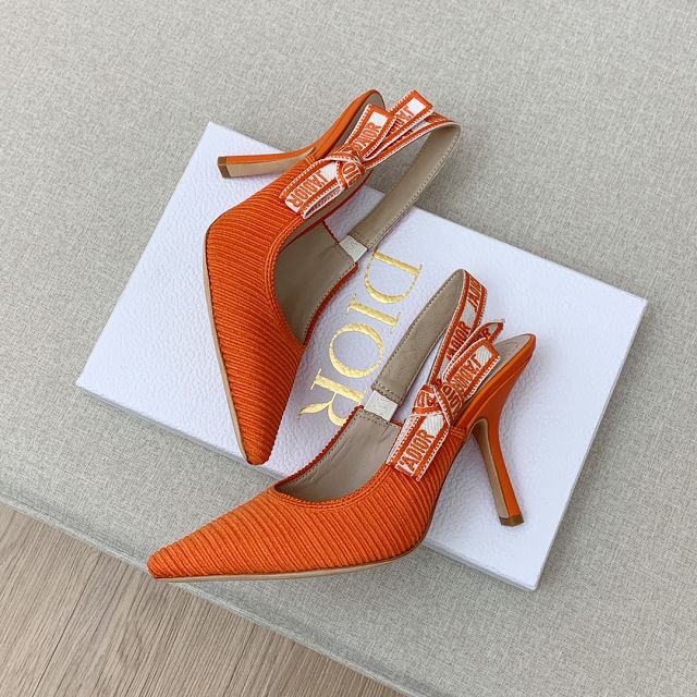 Dior orignal cotton pump DS0205 orange