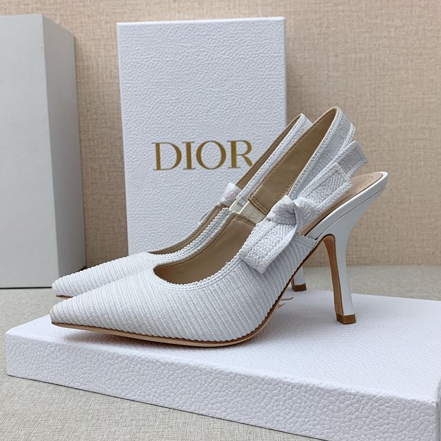 Dior orignal cotton pump DS0205 white