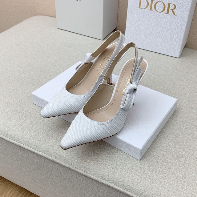 Dior orignal cotton pump DS0205 white