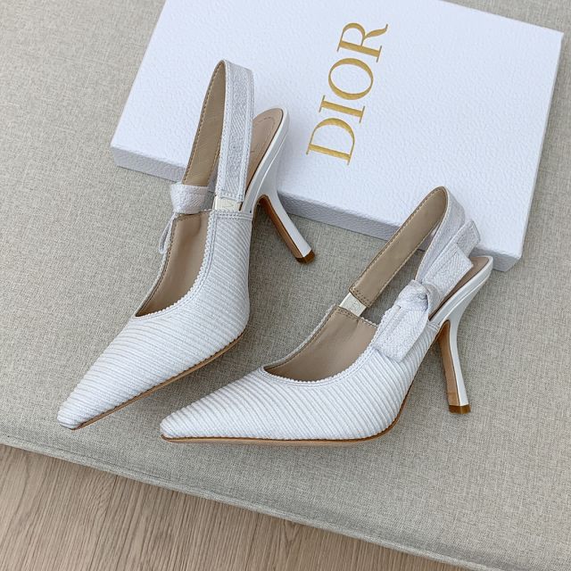 Dior orignal cotton pump DS0205 white